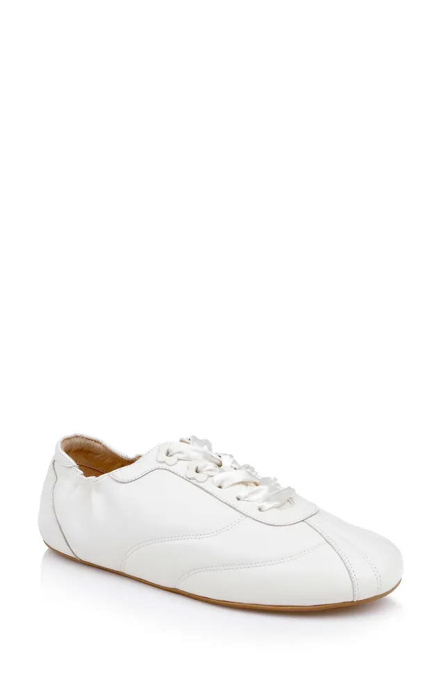 badgley-mischka-wilmott-sneaker-wei-leder-slip-on image 1