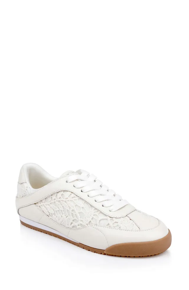badgley-mischka-wylie-sneaker-creme-crochet-flach image 1