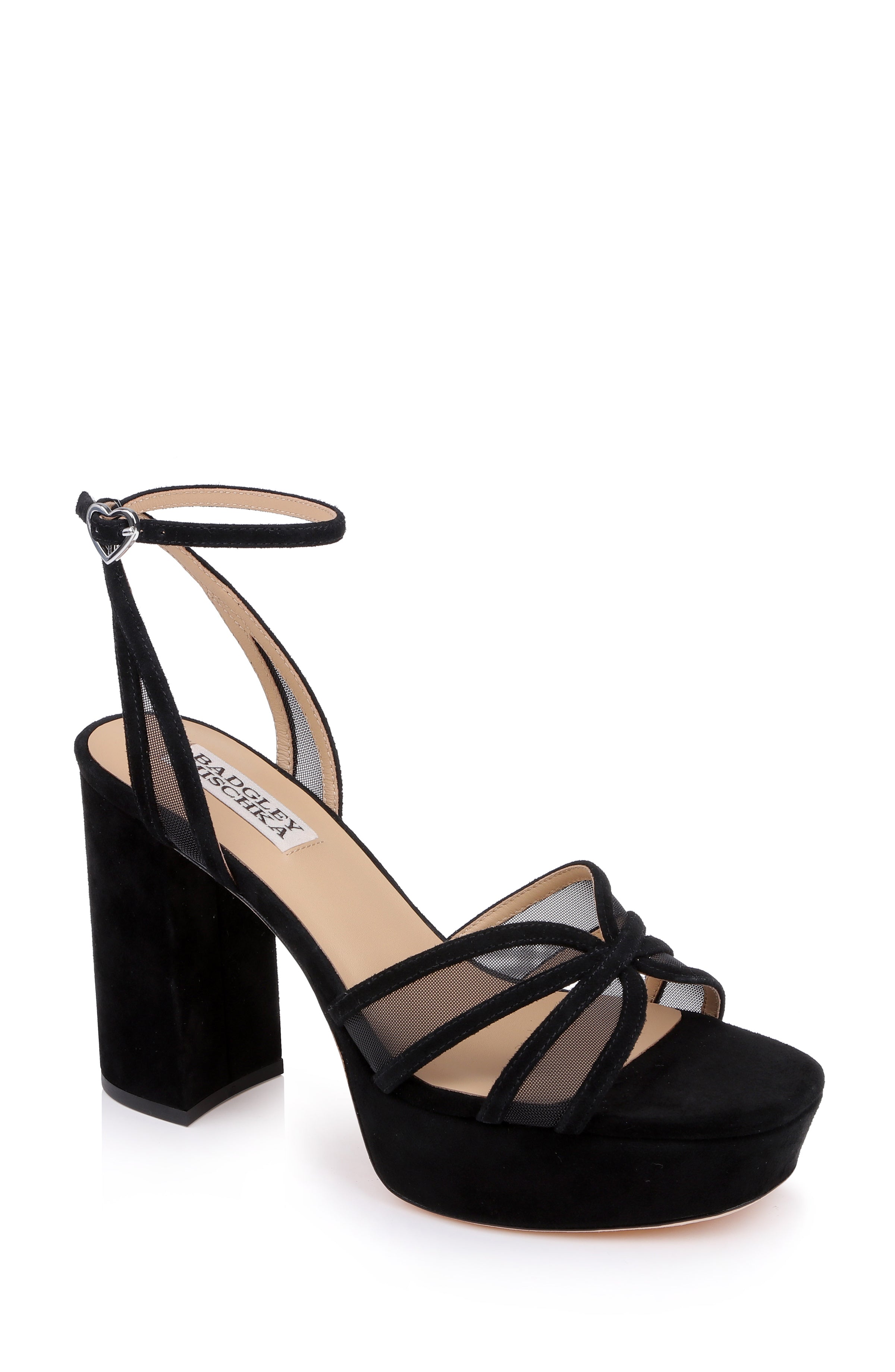 badgley-mischka-yohana-sandale-white-satin-blockabsatz-38 image 7