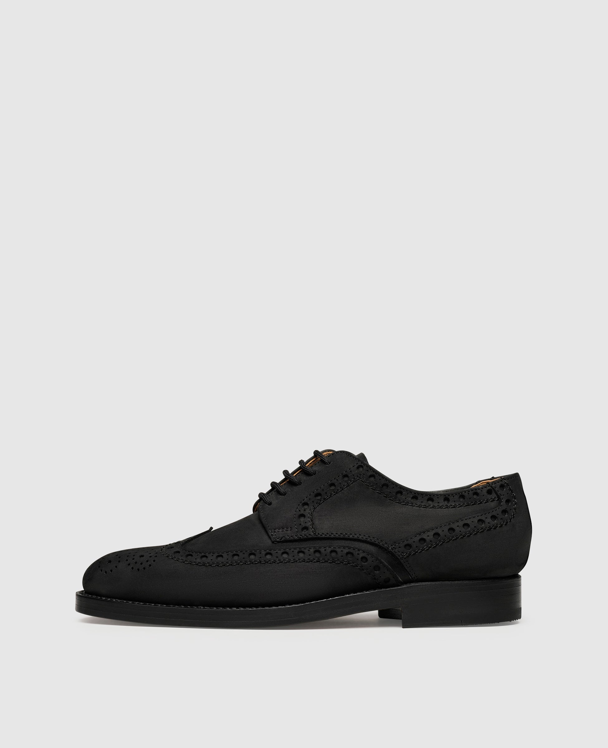 heinrich-dinkelacker-luzern-full-brogue-j-herrenschuh-schwarz-nubuk image 1