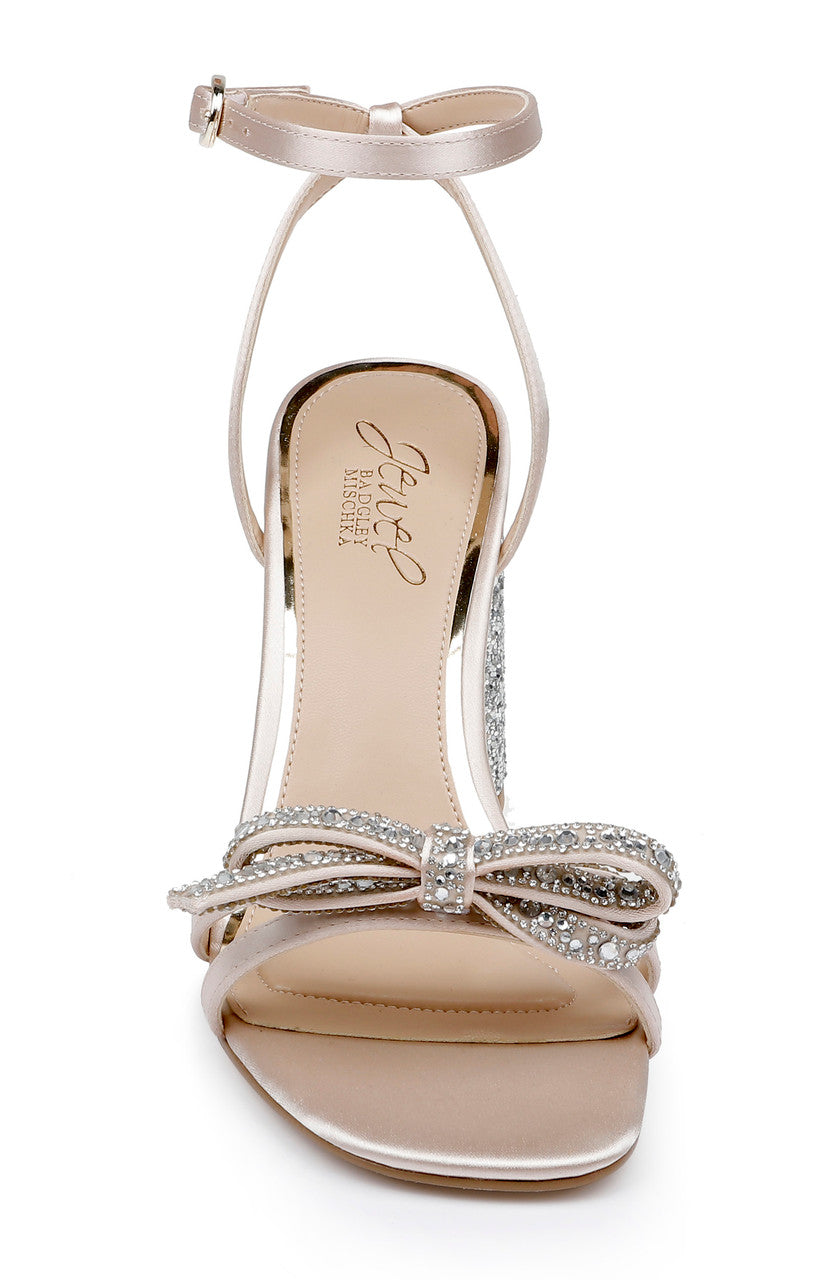 badgley-mischka-hillary-sandalette-champagne-strass-schleife-85mm image 4