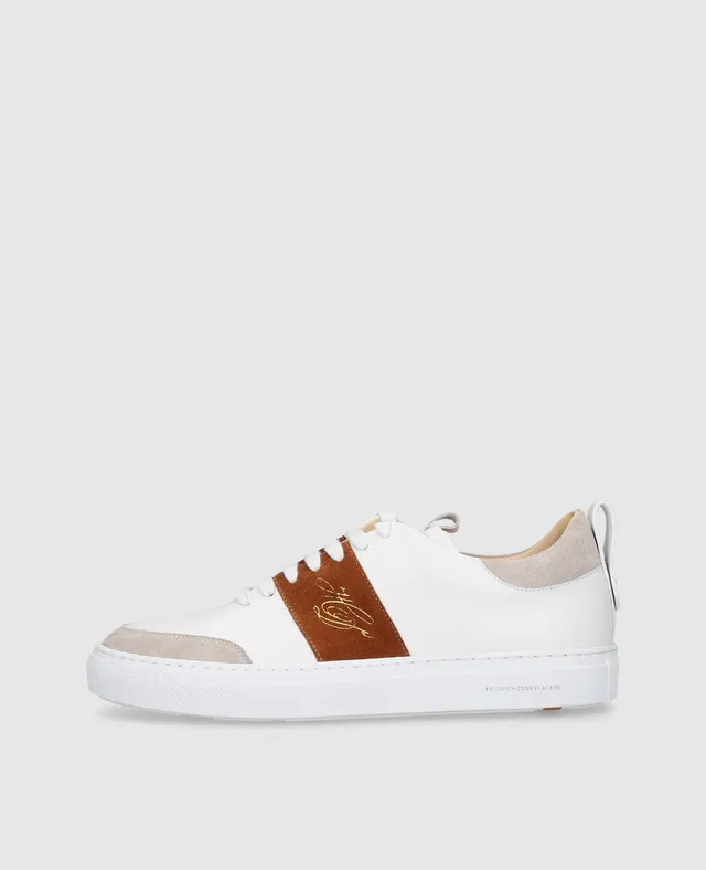 heinrich-dinkelacker-turin-tennis-np-sneaker-wei-rotbraun image 1
