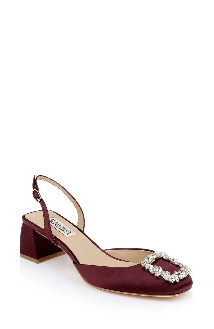 badgley-mischka-vivia-slingbacks-ivory-satin-blockabsatz image 1