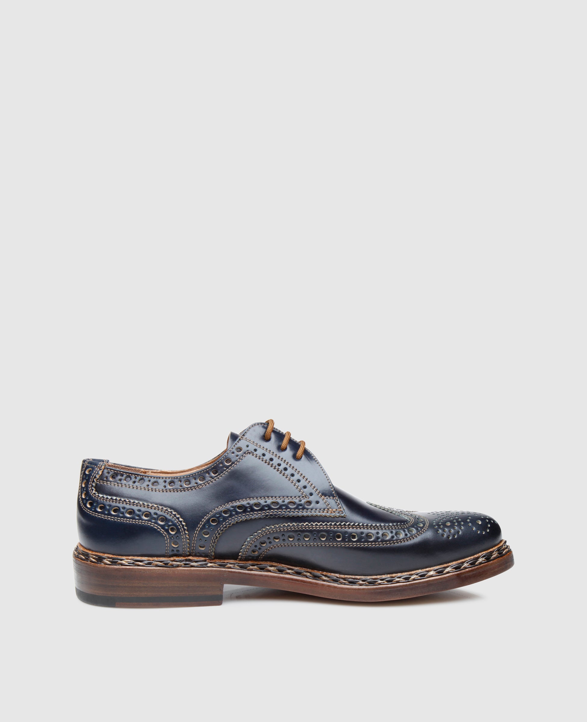 heinrich-dinkelacker-buda-full-brogue-c-herrenschuh-navy-cordovan image 4