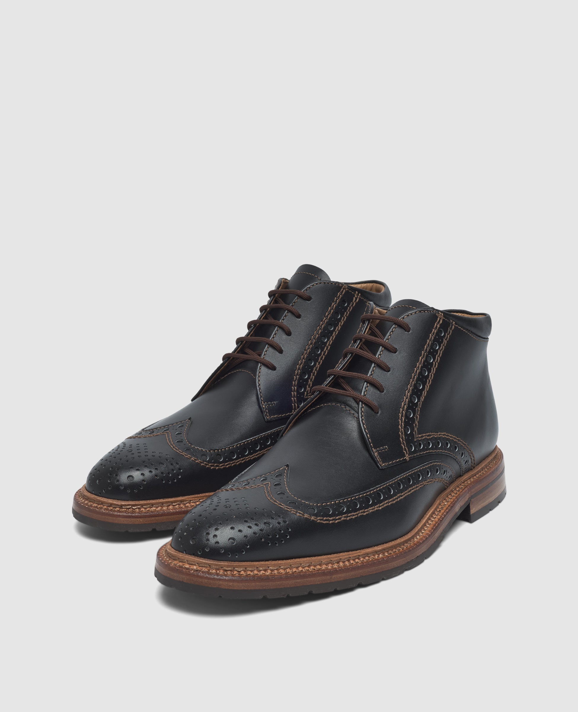 heinrich-dinkelacker-luzern-full-brogue-sc-herrenstiefel-schwarz image 2