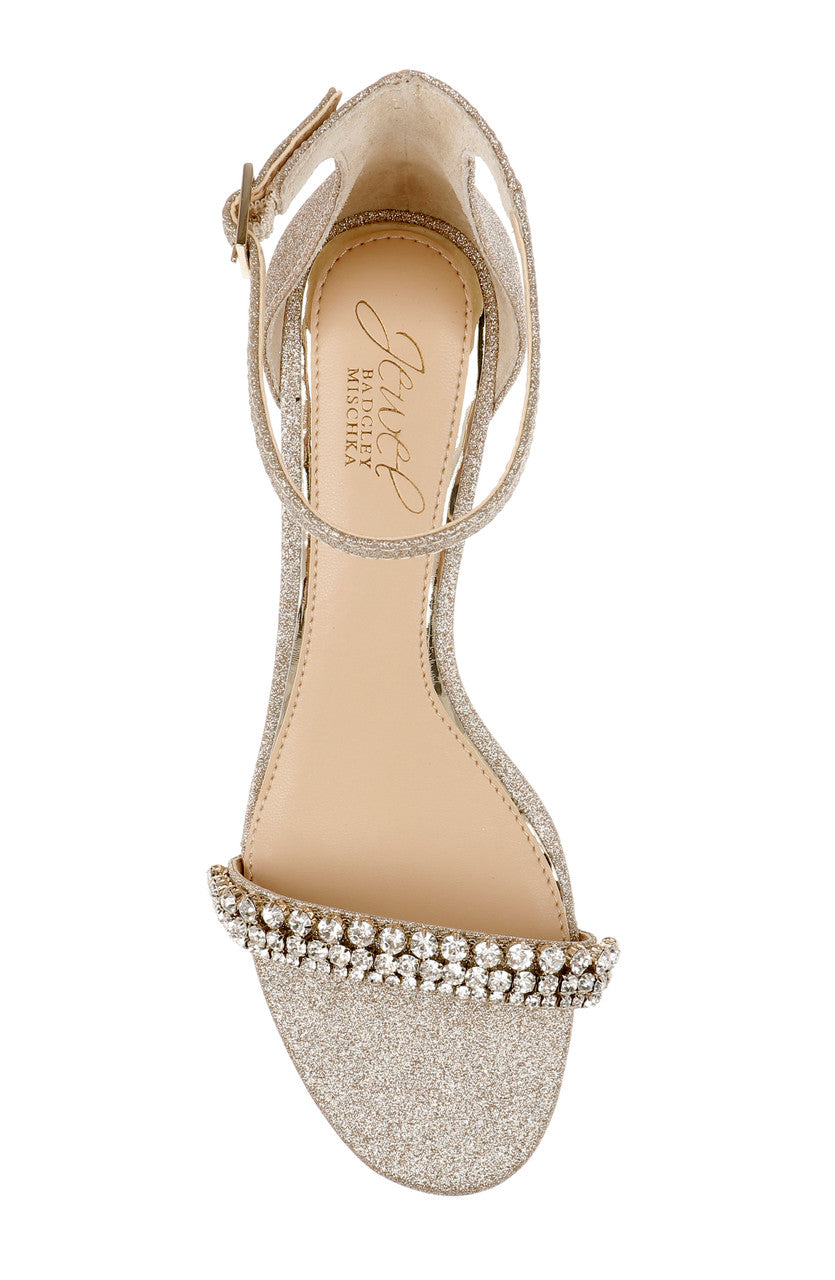 badgley-mischka-lora-keilsandalen-champagne-kristall-50mm image 5
