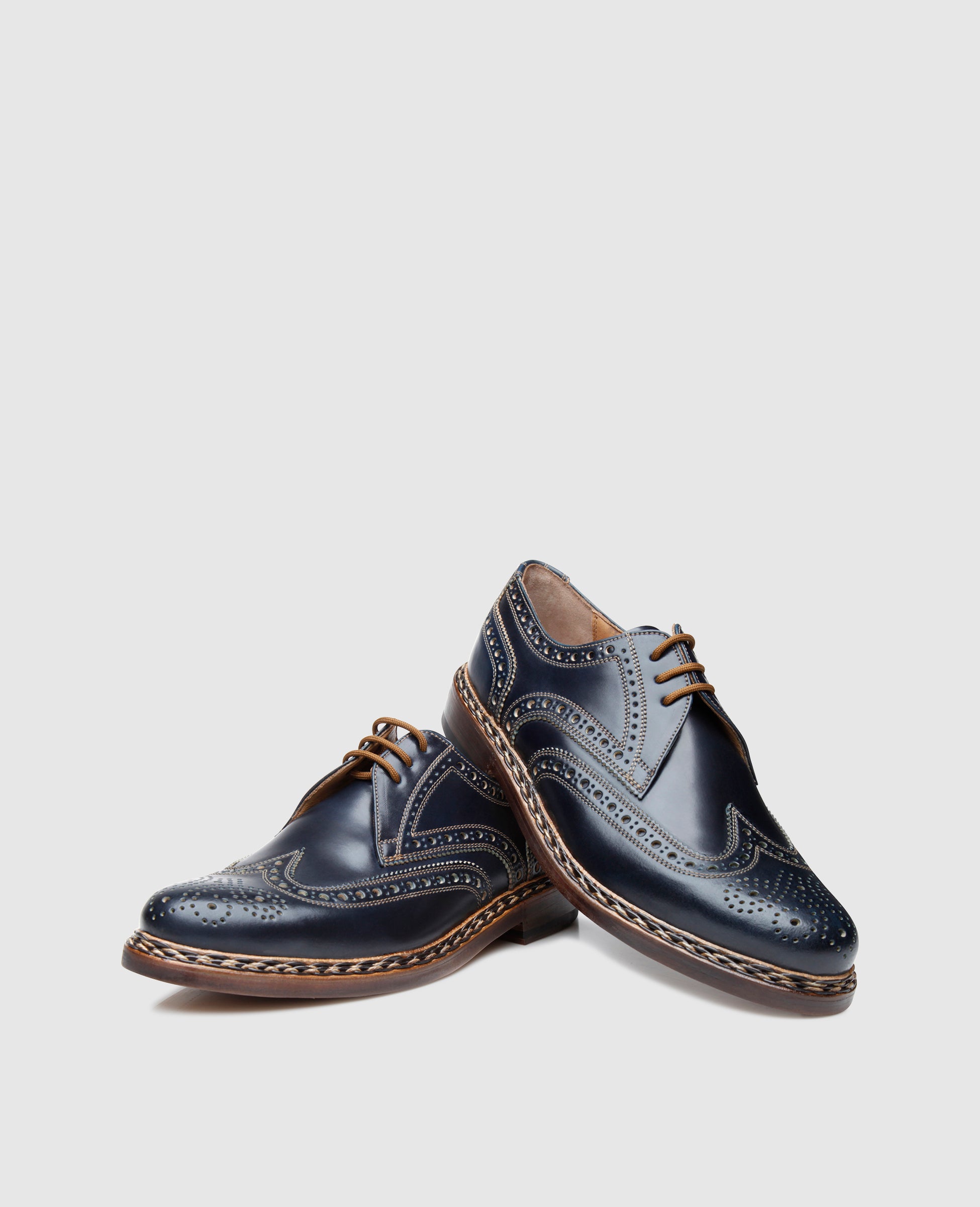 heinrich-dinkelacker-buda-full-brogue-c-herrenschuh-navy-cordovan image 5
