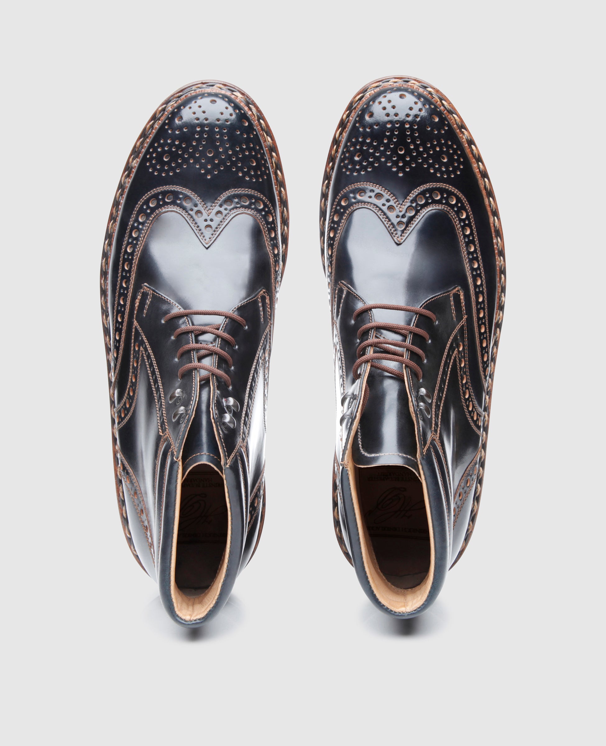 heinrich-dinkelacker-buda-full-brogue-c-boot-schwarz-cordovan image 8