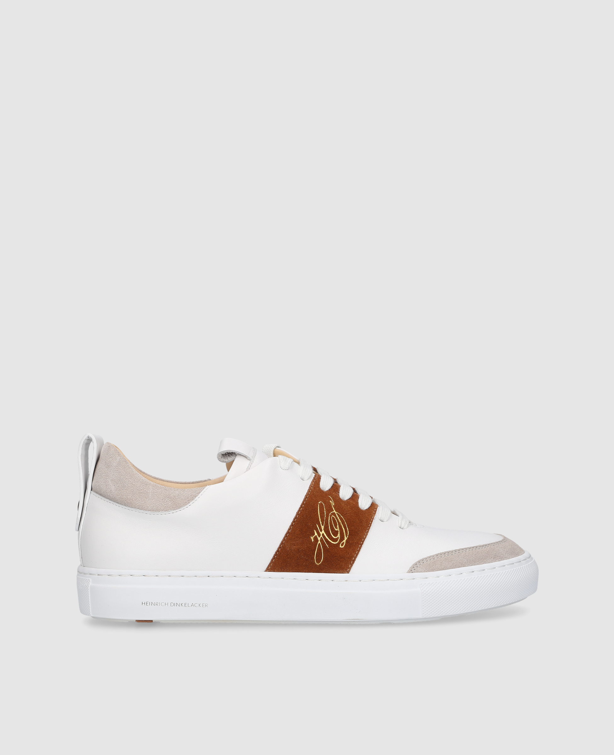 heinrich-dinkelacker-turin-tennis-np-sneaker-wei-rotbraun image 7