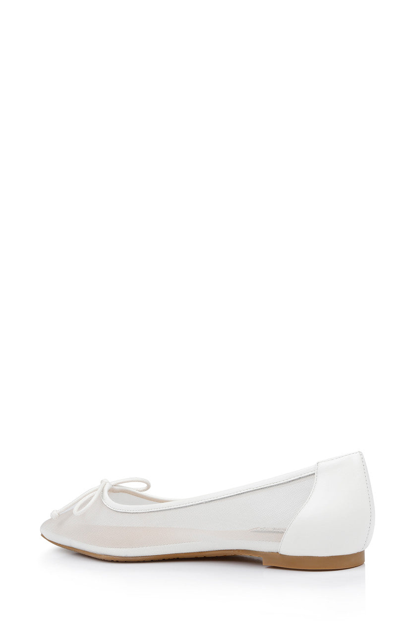 badgley-mischka-cam-flats-wei-leder-mit-schleife image 3