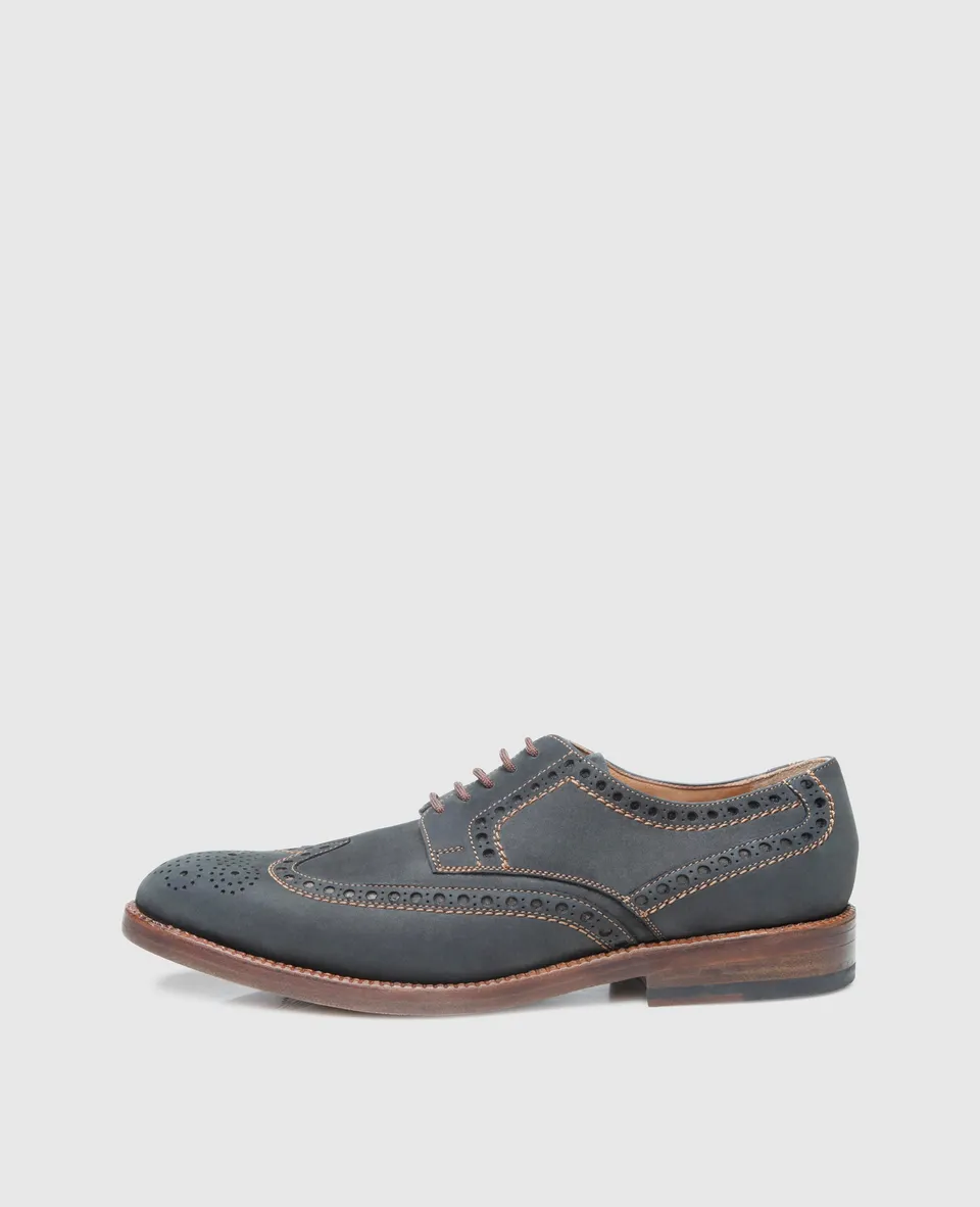 heinrich-dinkelacker-luzern-full-brogue-j-derby-schwarz-nubuk-2 image 1