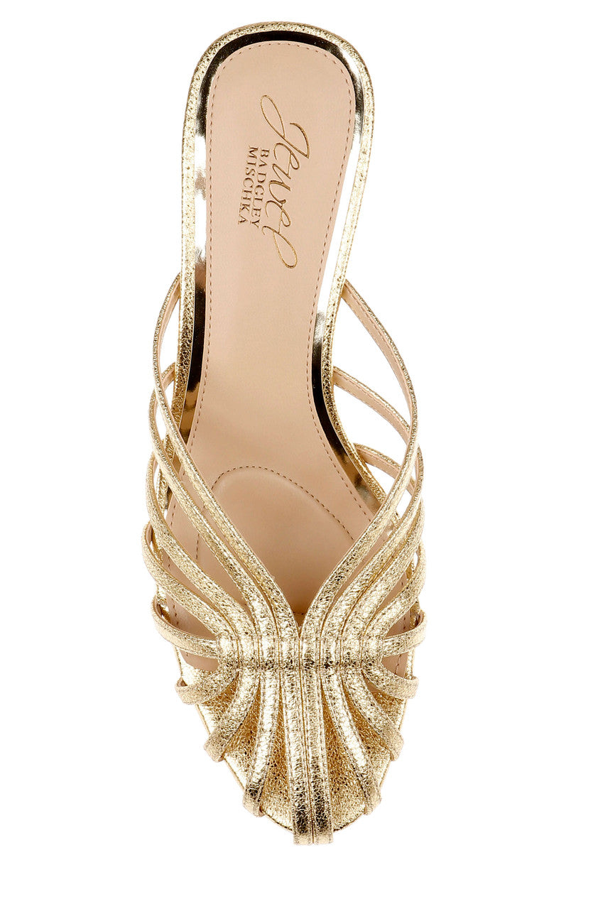 badgley-mischka-ilaria-mule-gold-textil-glitzer-65mm image 5