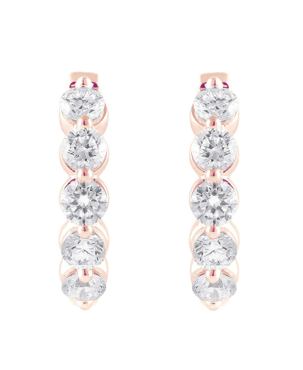 badgley-mischka-small-diamond-hoops-ohrringe-wei-gold-14k image 7