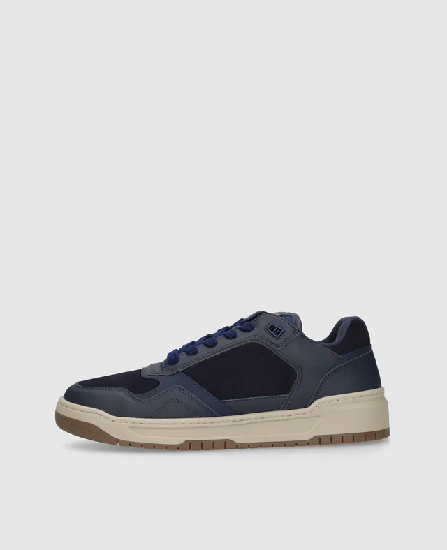 heinrich-dinkelacker-los-angeles-sneaker-cl-dark-blue-wildleder image 1