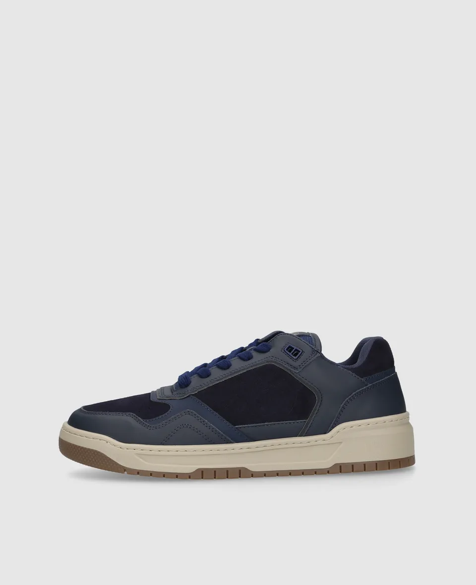 heinrich-dinkelacker-los-angeles-sneaker-cl-dark-blue-wildleder image 1