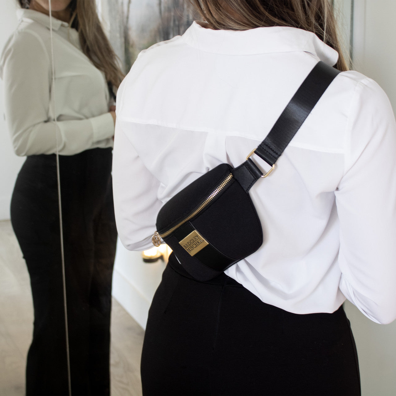 badgley-mischka-sage-belt-bag-bauchtasche-black image 7