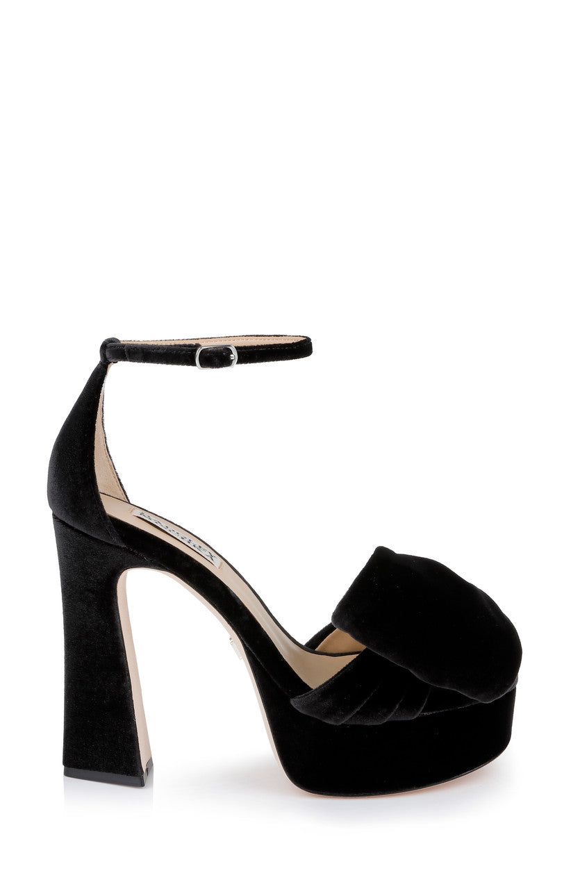 badgley-mischka-alora-ii-plateausandalen-schwarz-samt image 2