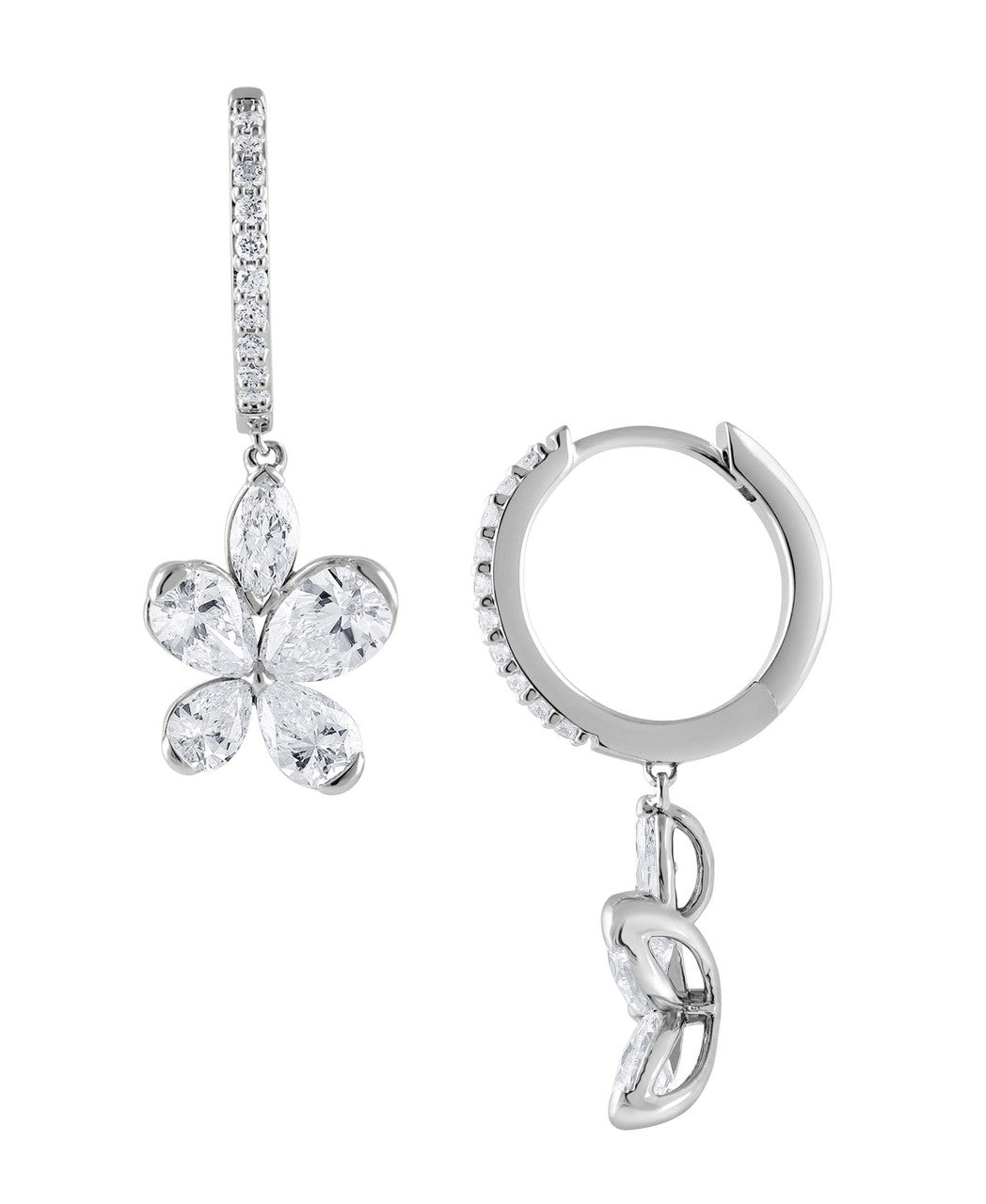badgley-mischka-er1026-diamant-creolen-gelbgold-schmetterling image 6