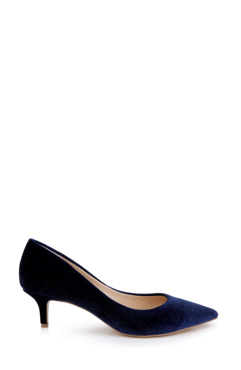badgley-mischka-enola-jw5630-samt-pumps-navy-kittenabsatz image 3