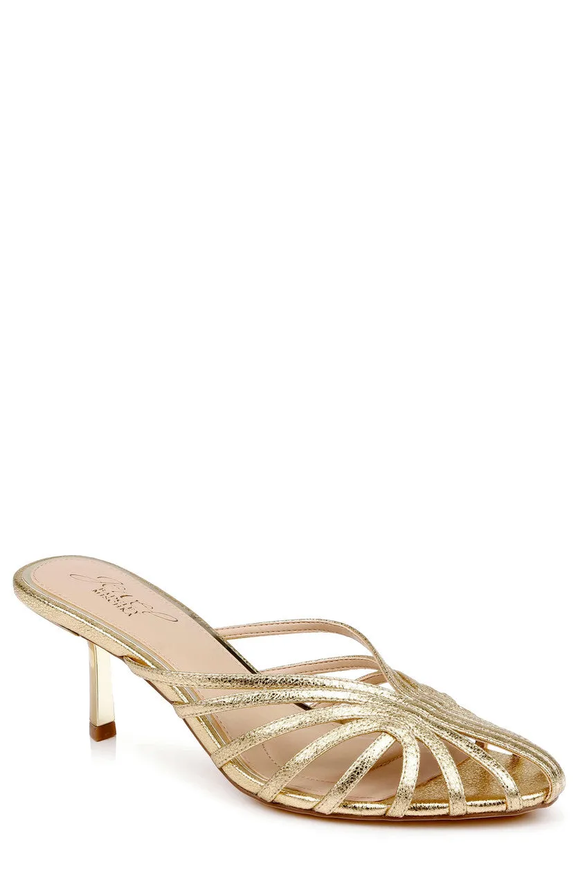 badgley-mischka-ilaria-mule-gold-textil-glitzer-65mm image 1