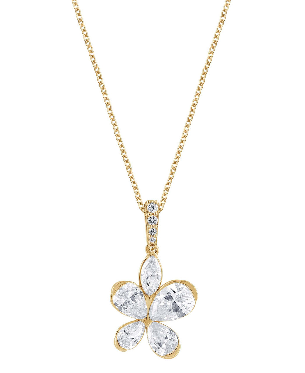 badgley-mischka-jewelry-butterfly-kette-gelbgold-14k image 1