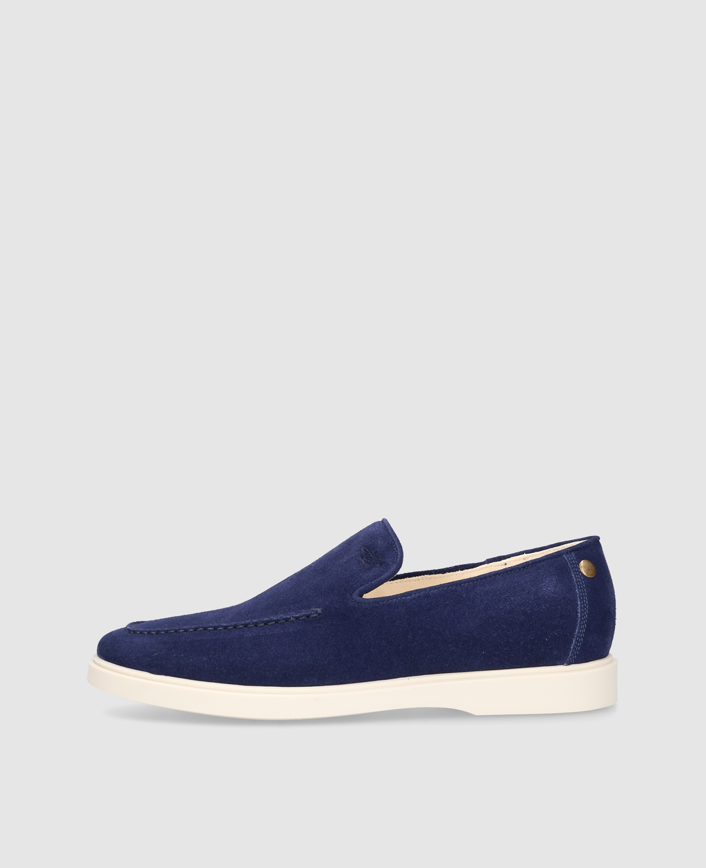 heinrich-dinkelacker-genua-plain-v-loafer-blau-wildleder image 1