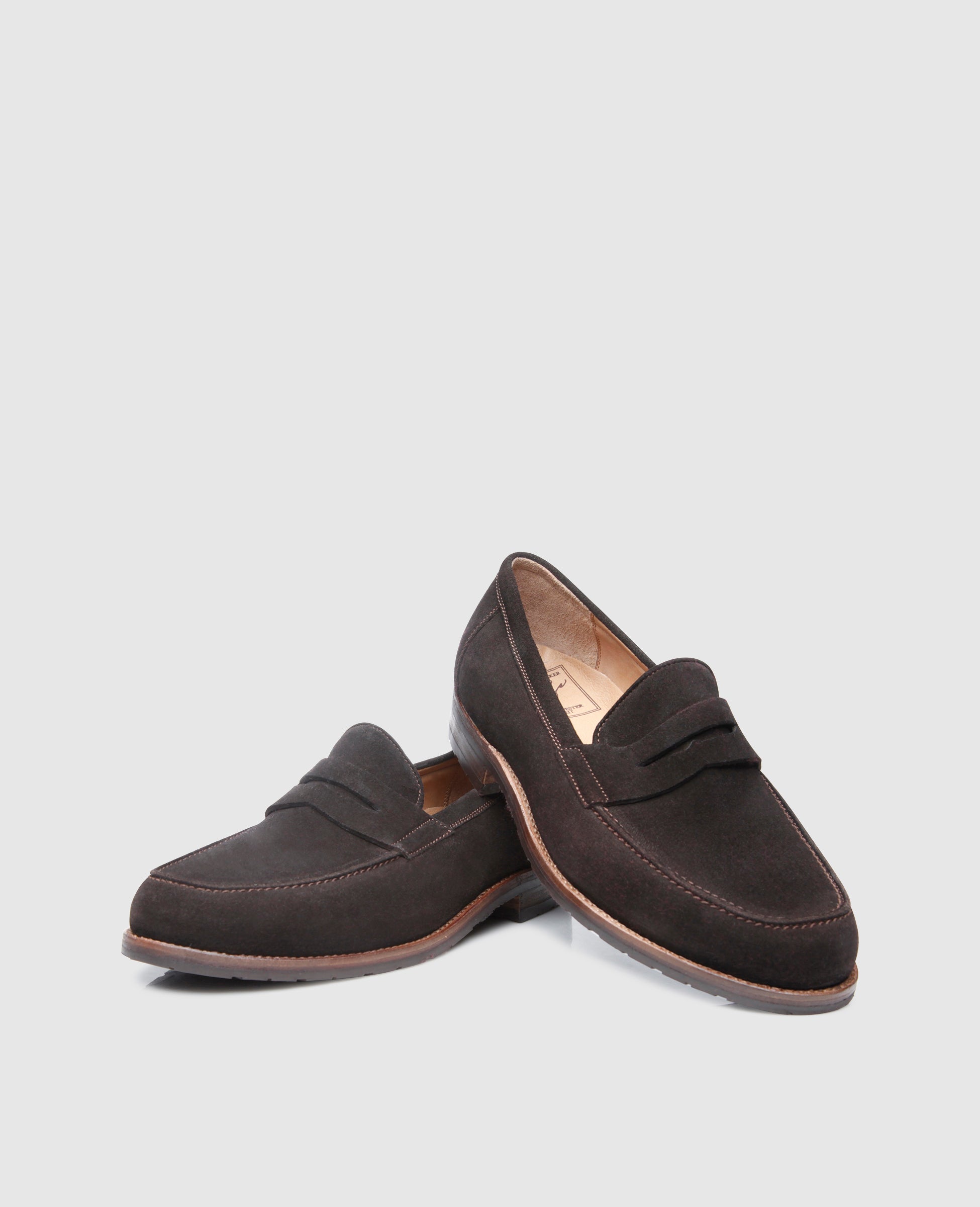 heinrich-dinkelacker-wien-plain-v-penny-loafer-espresso-velours image 5
