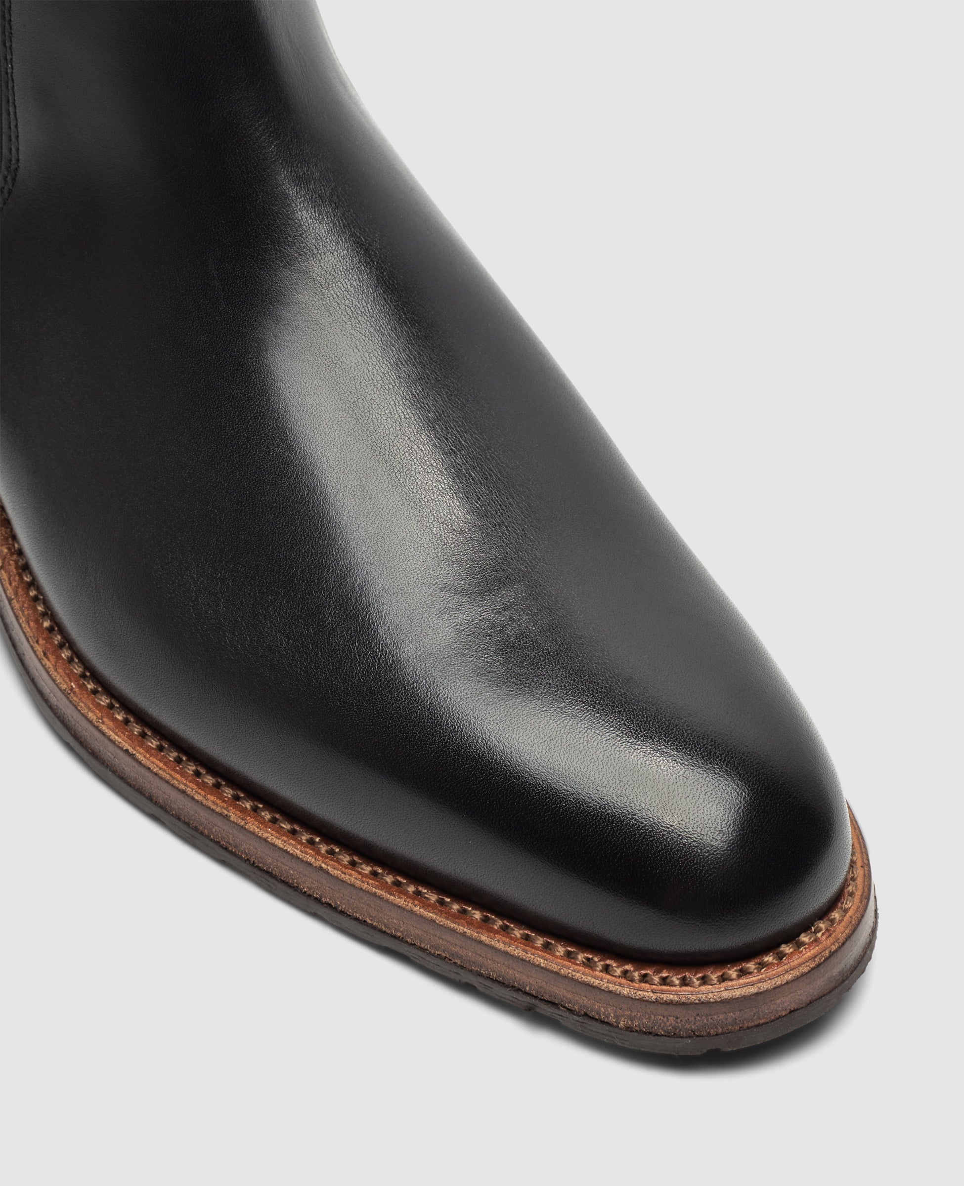 heinrich-dinkelacker-luzern-plain-bc-chelsea-boot-schwarz image 4