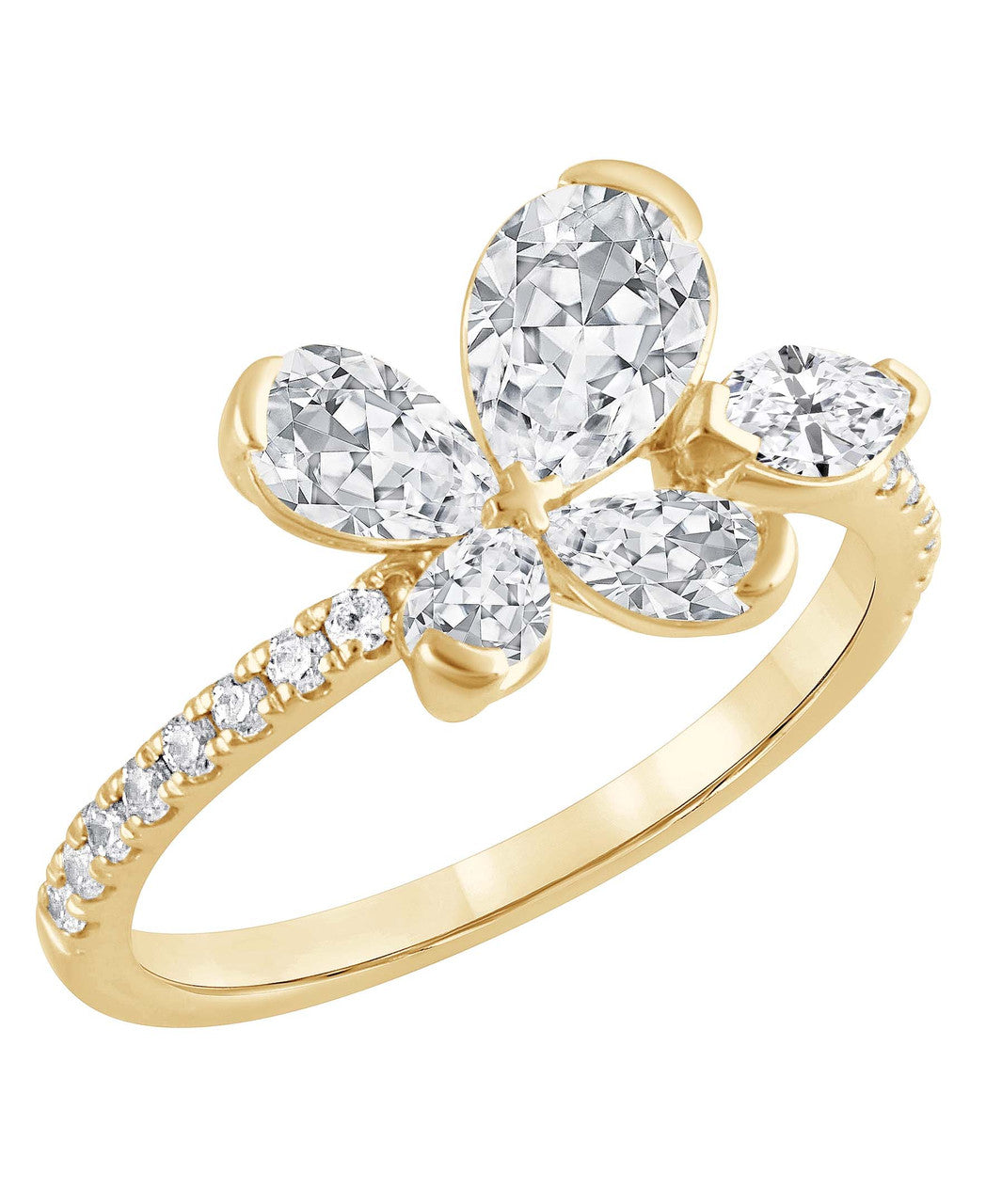 badgley-mischka-rg1027-diamond-butterfly-diamantring-gelbgold-2ct image 1