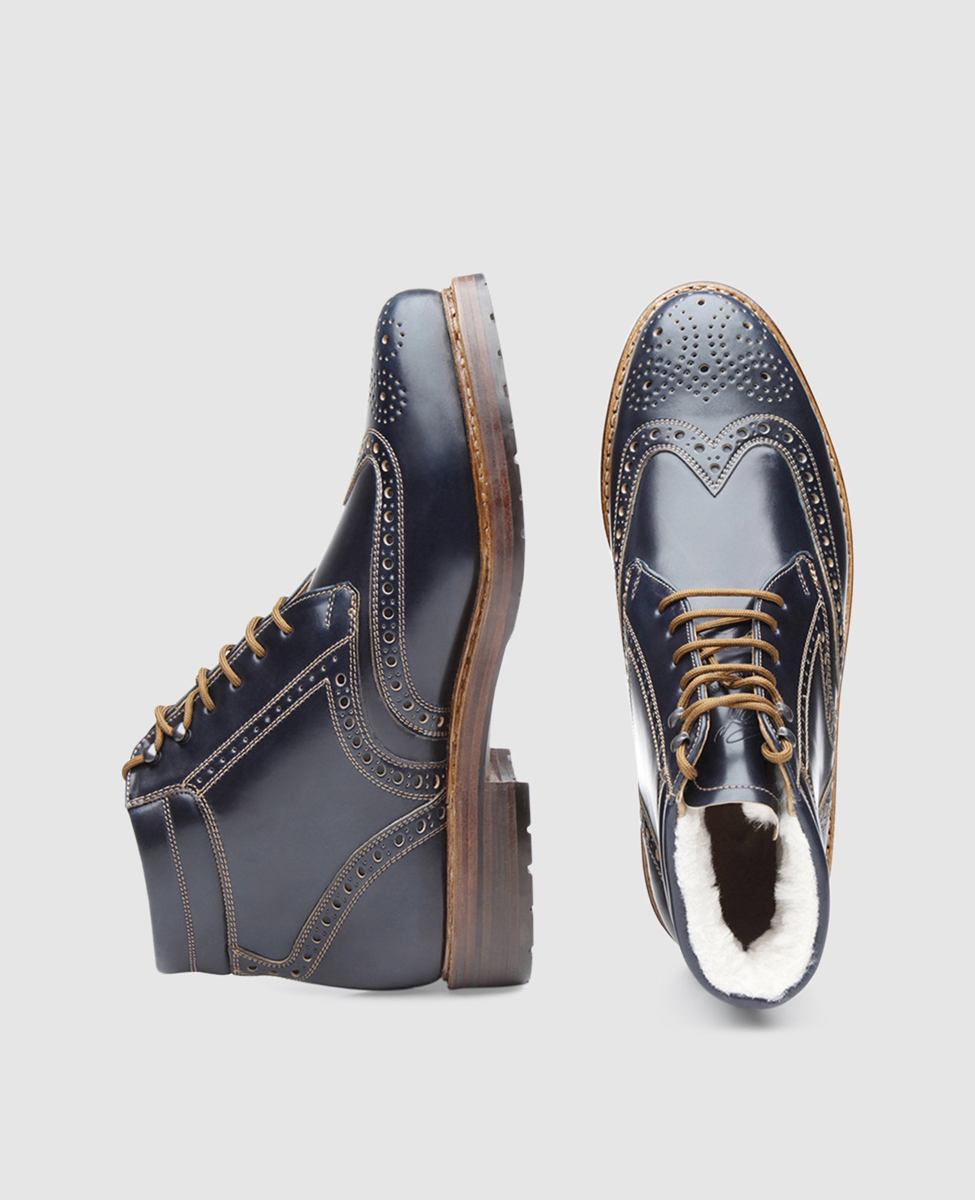 heinrich-dinkelacker-buda-full-brogue-boot-navy-cordovan image 5