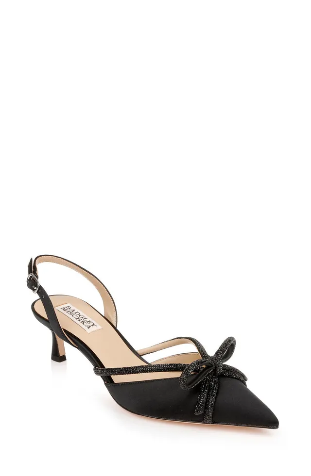 badgley-mischka-angelina-slingback-kitten-heels-pumps-wei-schleife image 1