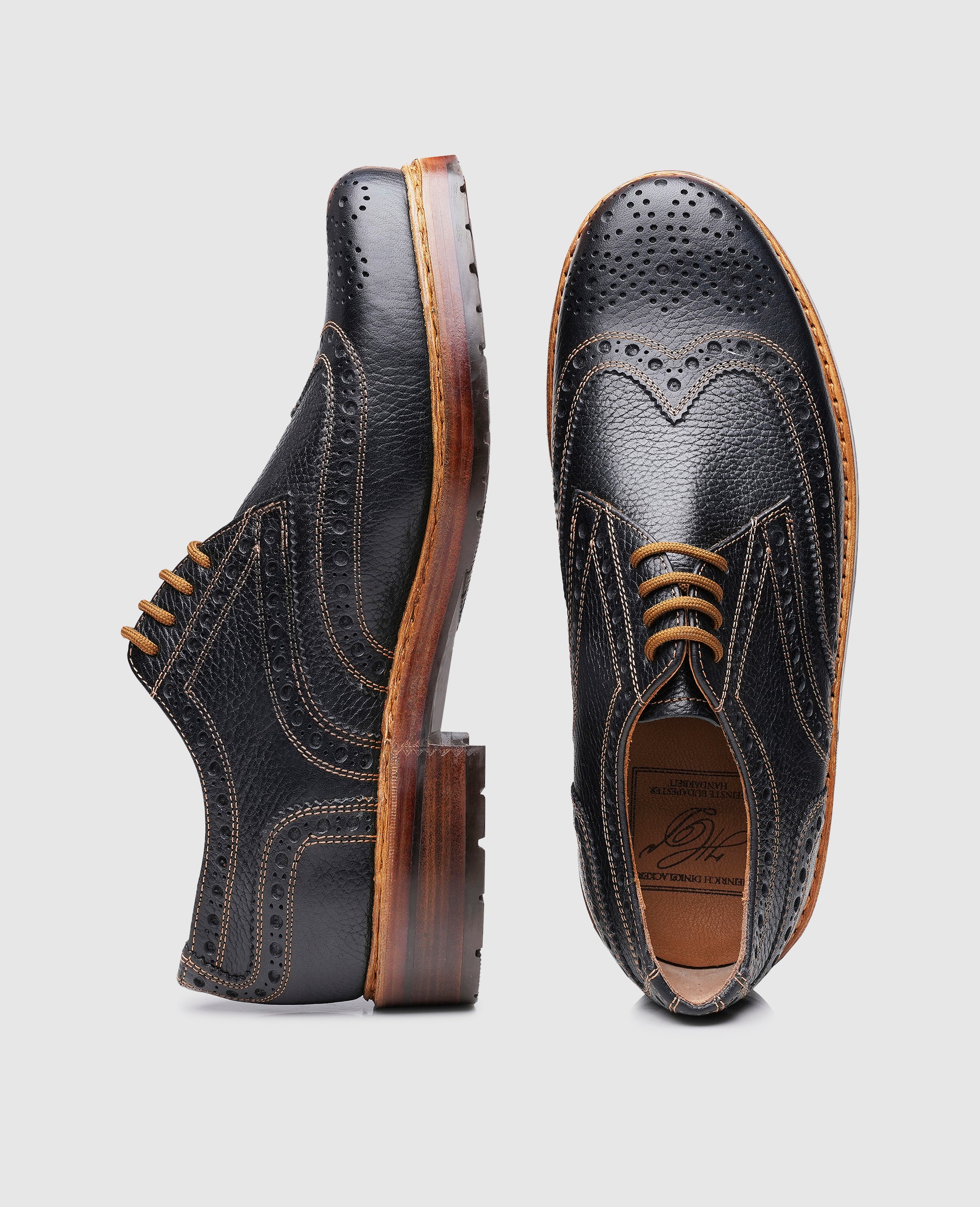 heinrich-dinkelacker-rio-full-brogue-az-derby-schwarz-glattleder image 5