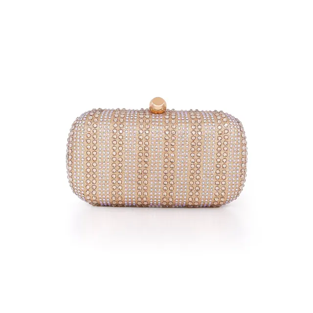 badgley-mischka-harlow-compact-crystal-minaudiere-abendtasche-gold-kristall image 1