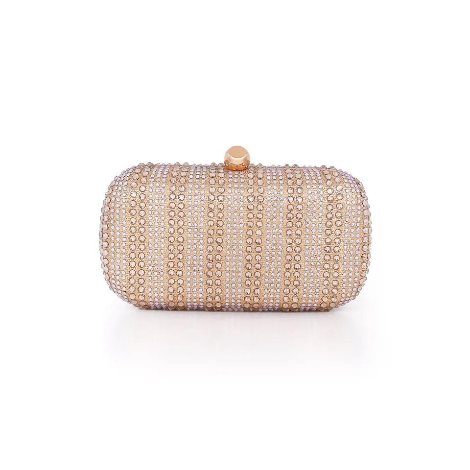 badgley-mischka-harlow-compact-crystal-minaudiere-abendtasche-gold-kristall image 1