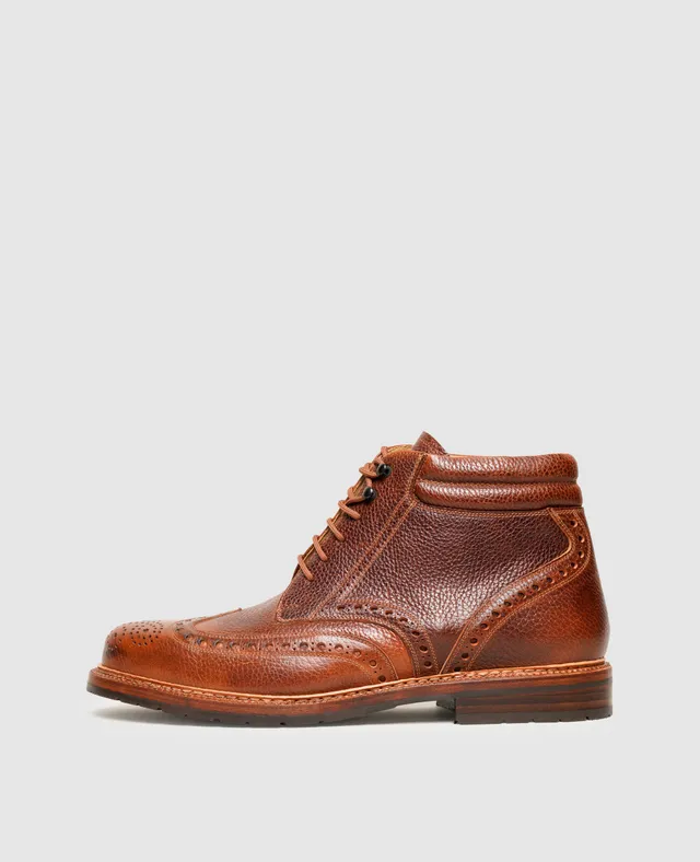 heinrich-dinkelacker-buda-full-brogue-az-boot-honey-kalbsleder image 1