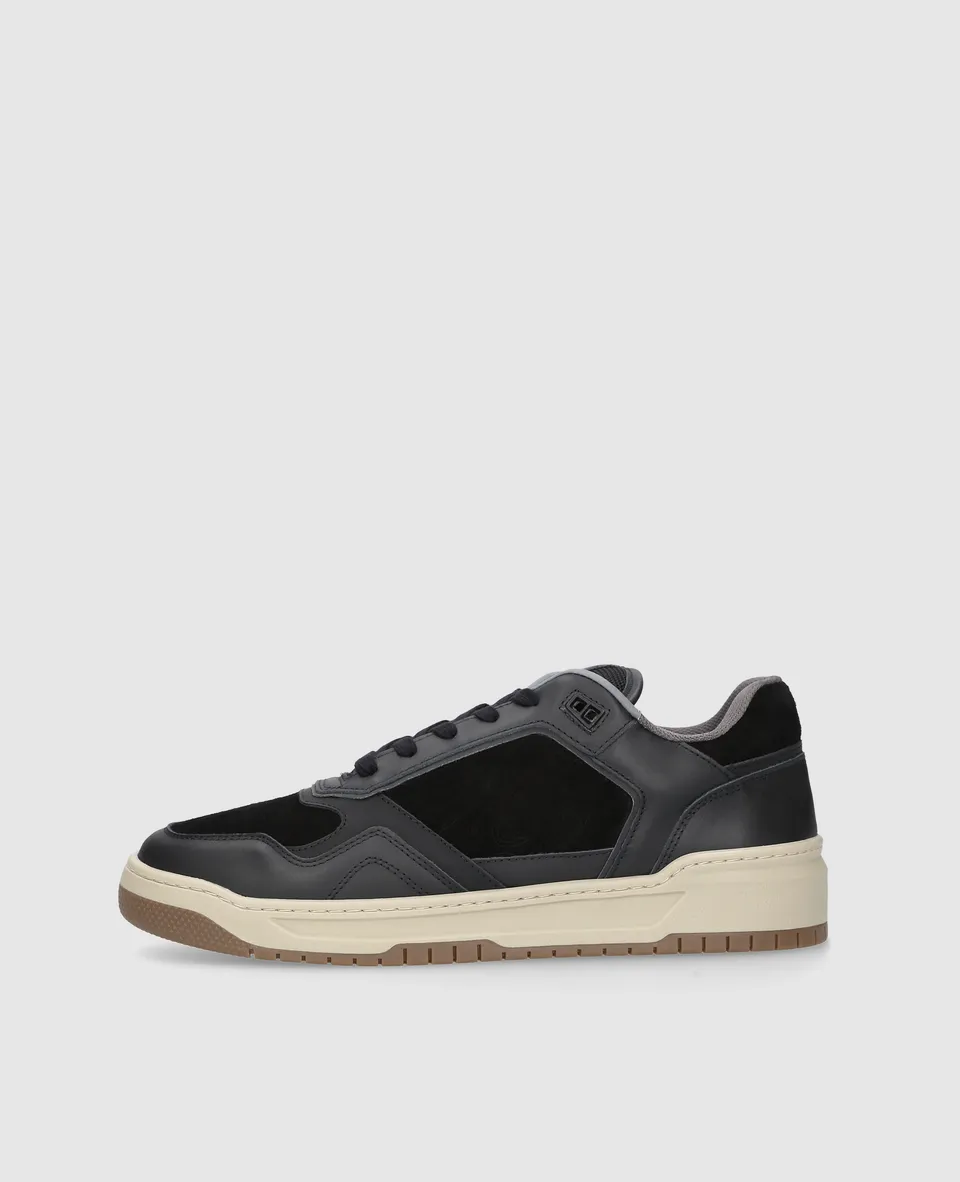 heinrich-dinkelacker-los-angeles-cl-sneaker-schwarz-velours image 1