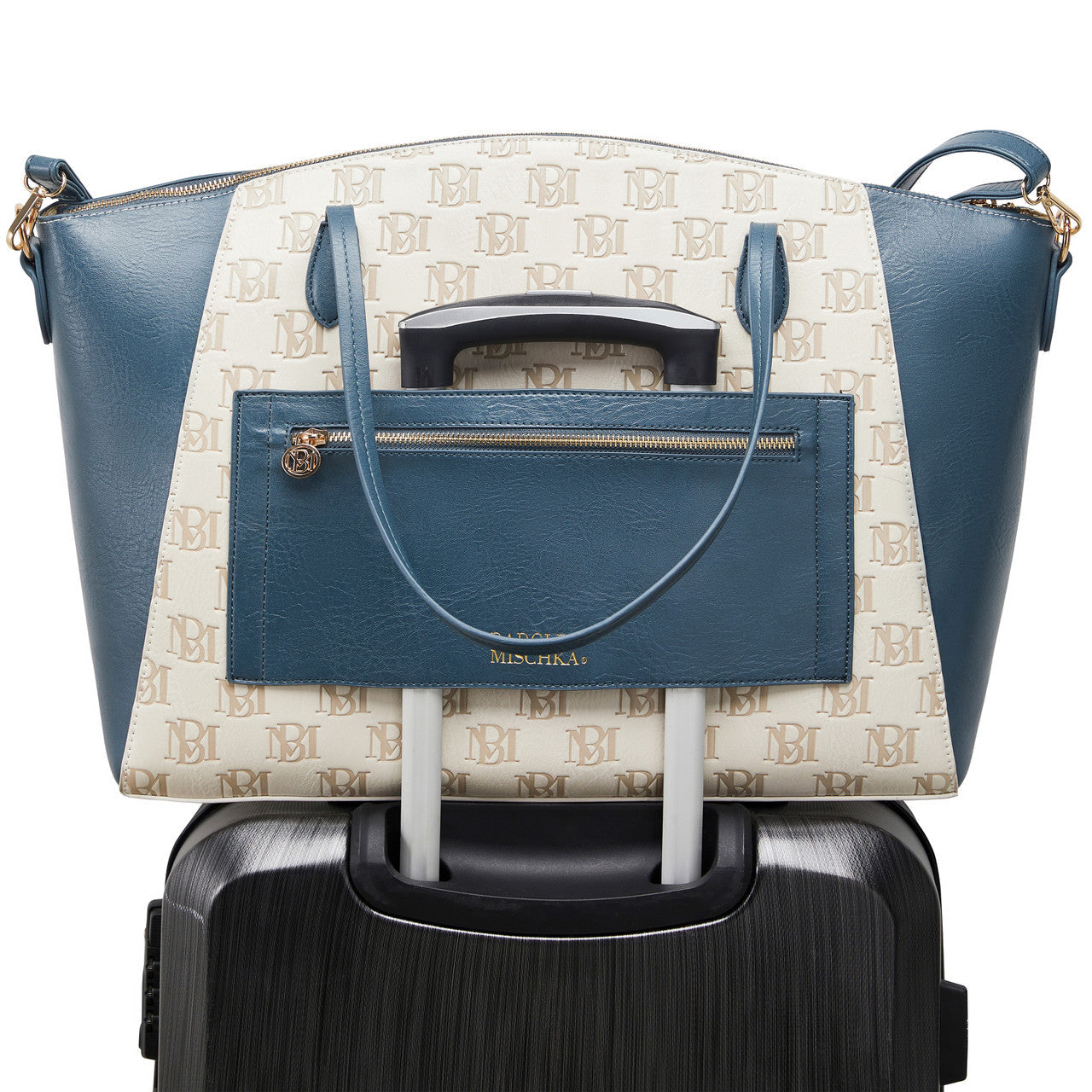 badgley-mischka-travel-caroline-weekender-tasche-navy image 5