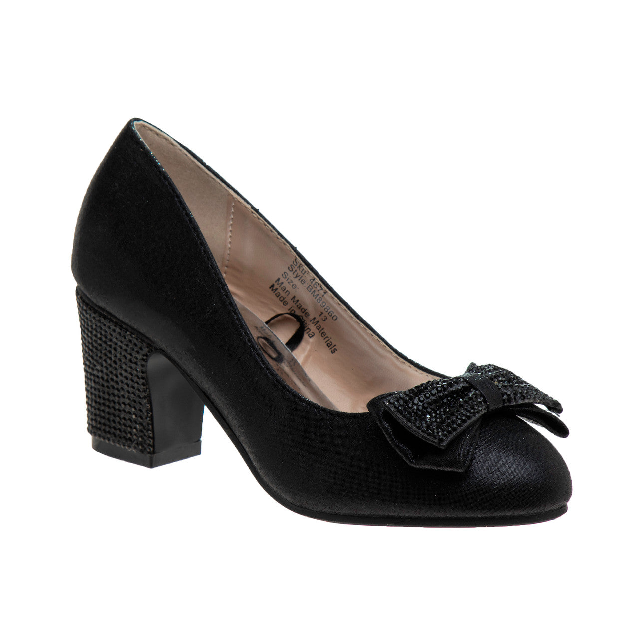 badgley-mischka-girls-bow-festschuhe-schwarz-mit-schleife image 6