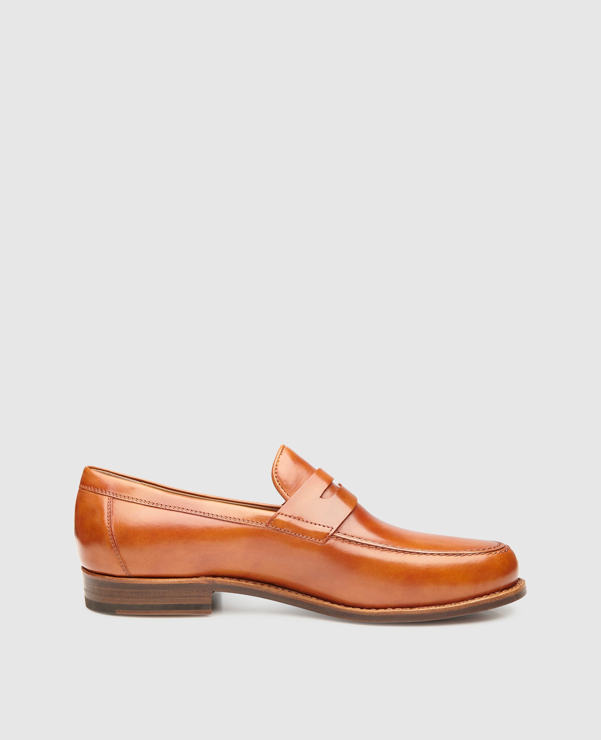 heinrich-dinkelacker-wien-plain-tc-penny-loafer-cognac-leder image 3