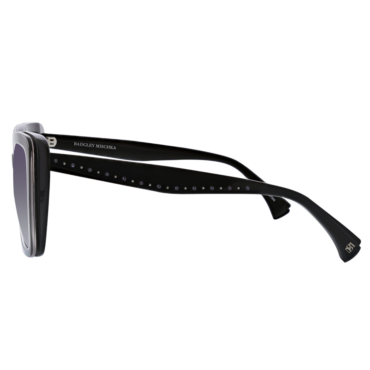 badgley-mischka-elania-sonnenbrille-schwarz-oversize image 3