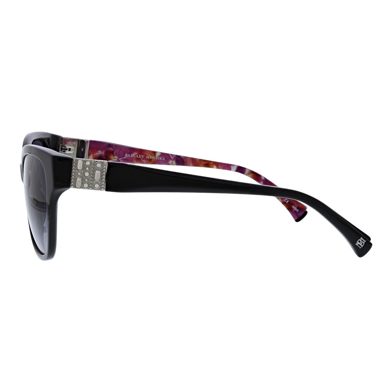 badgley-mischka-evonne-sonnenbrille-schwarz-blumen image 6
