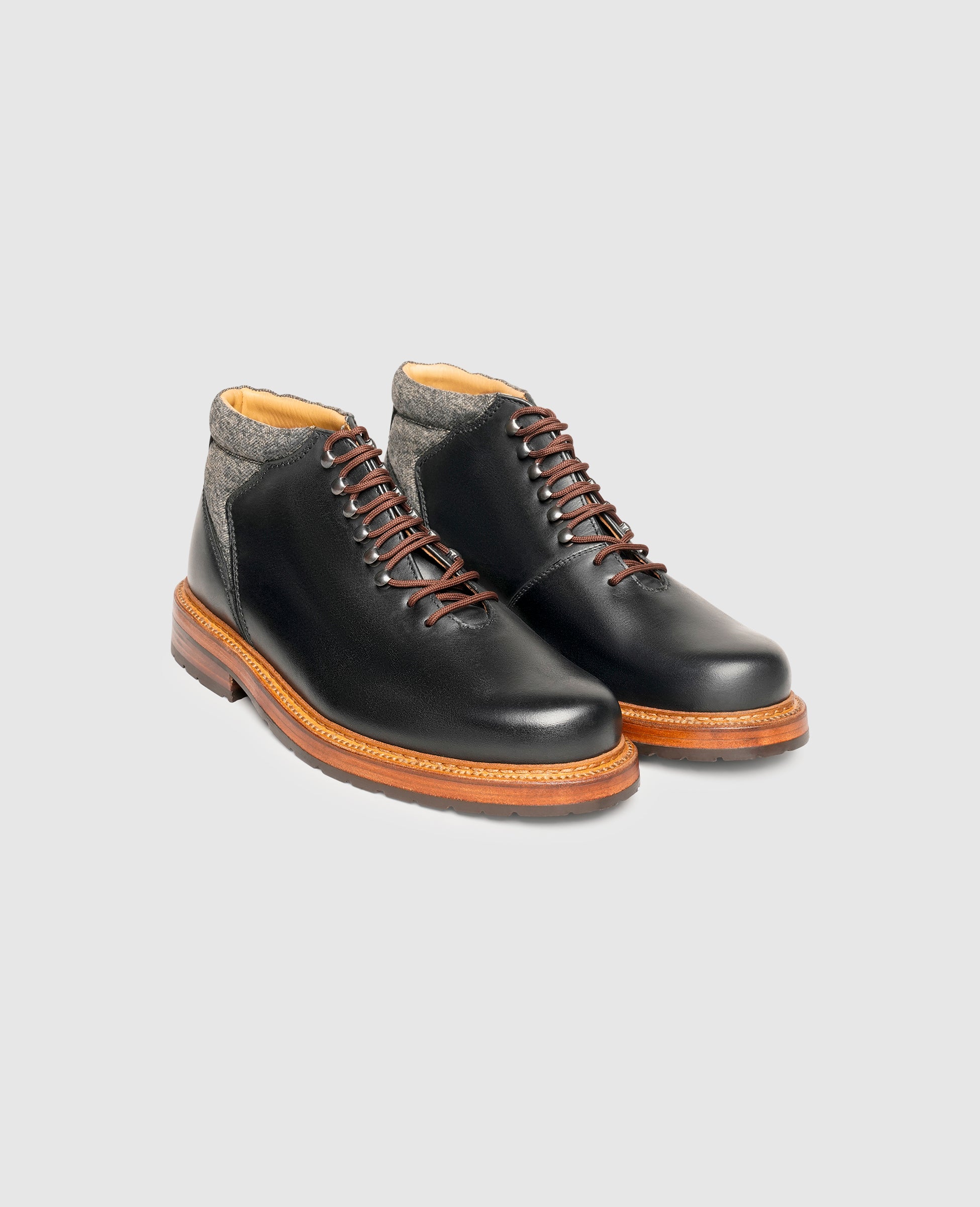 heinrich-dinkelacker-rio-plain-h-boot-schwarz-hillbilly-leder image 2