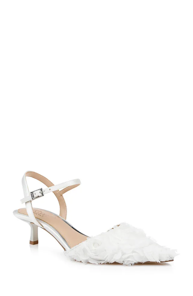 badgley-mischka-selene-pumps-elfenbein-kitten-heel image 1