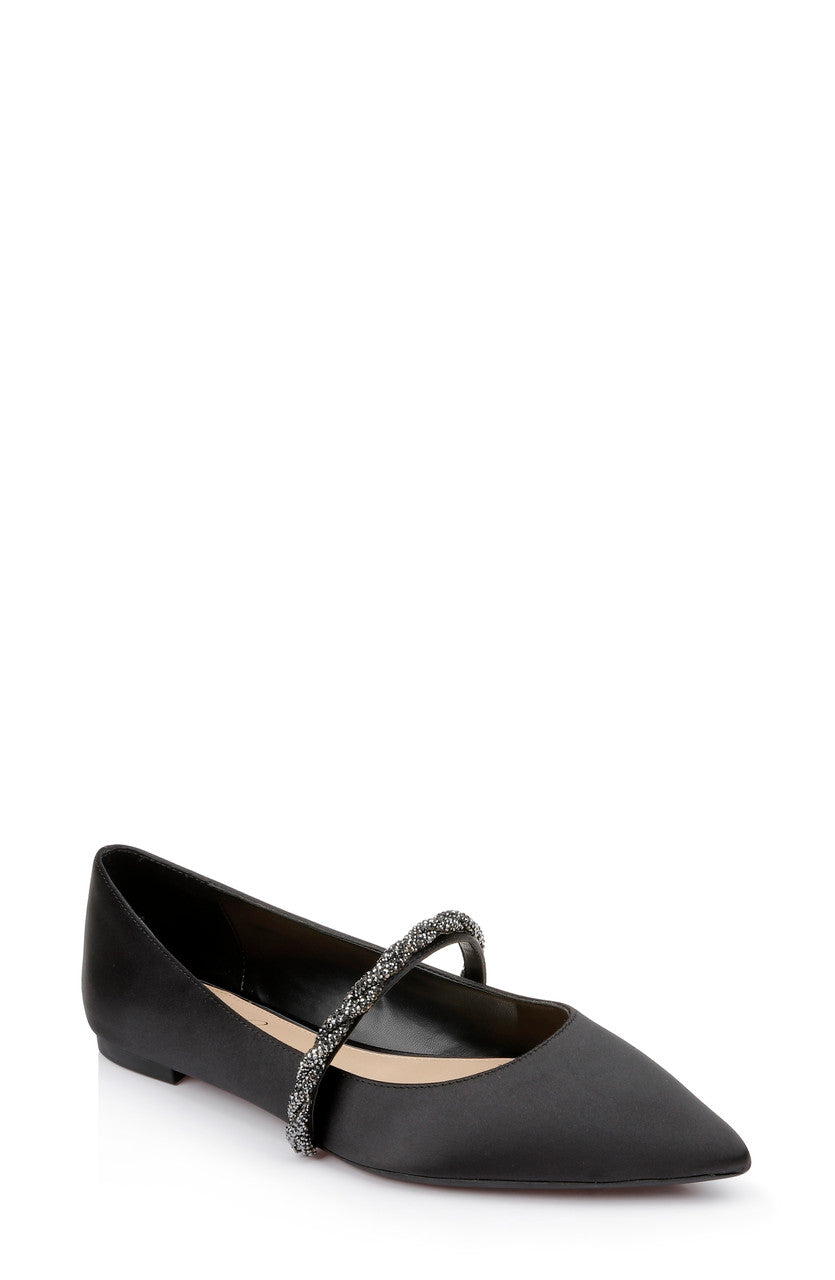 badgley-mischka-vana-flats-silber-ballerinas-strass image 8