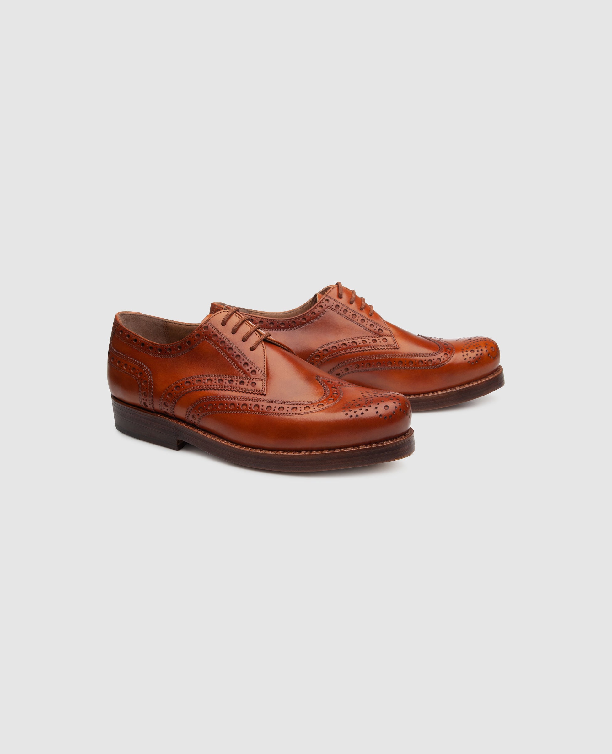 heinrich-dinkelacker-rio-full-brogue-tc-herrenschuh-cognac-glattleder image 7