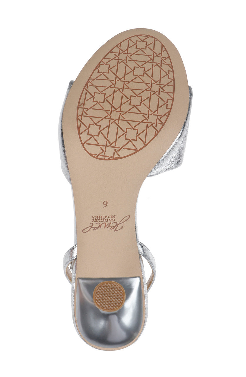badgley-mischka-kaia-sandalen-silber-satin-75mm image 7