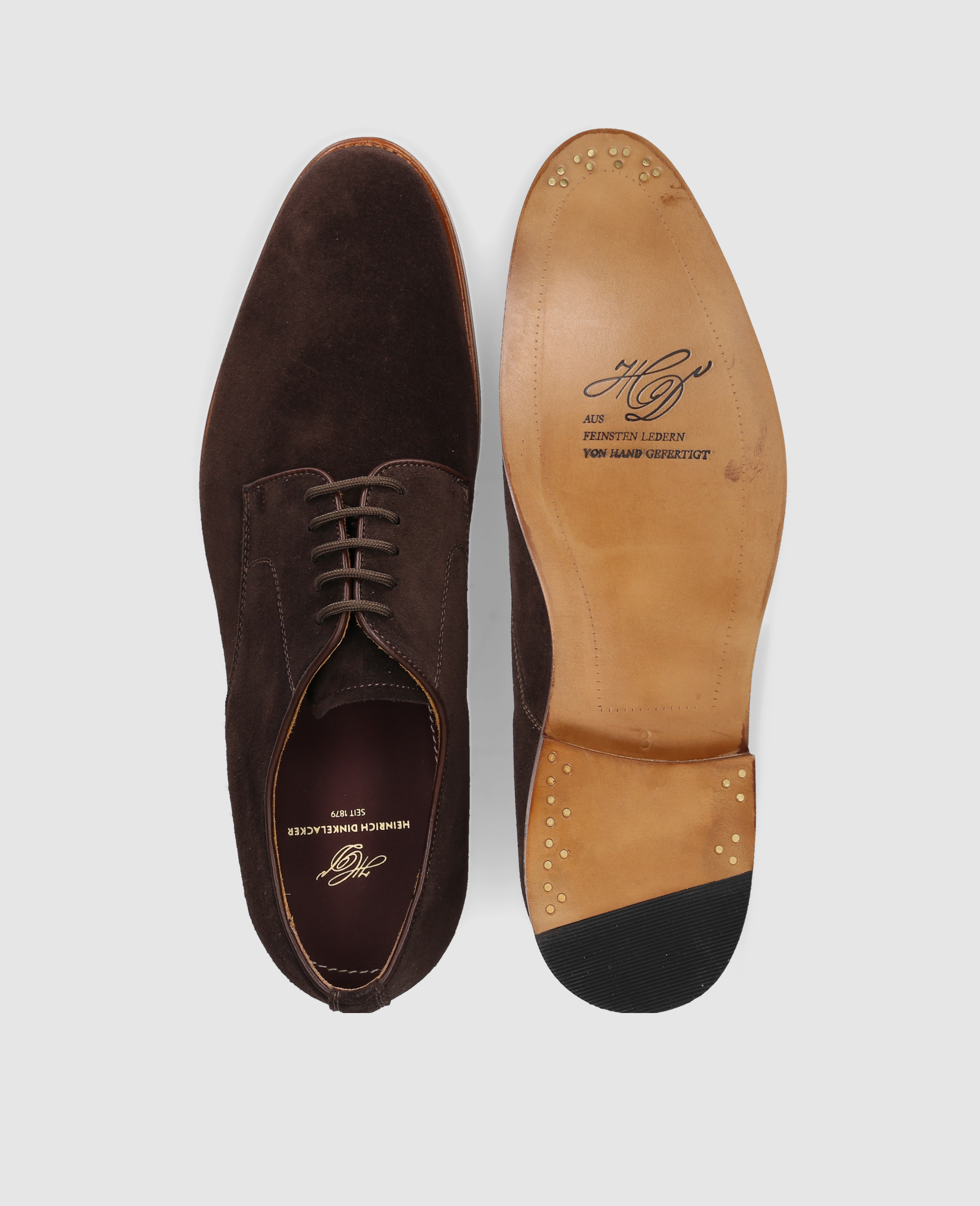 heinrich-dinkelacker-luzern-derby-plain-v-derby-dunkelbraun-velours image 8
