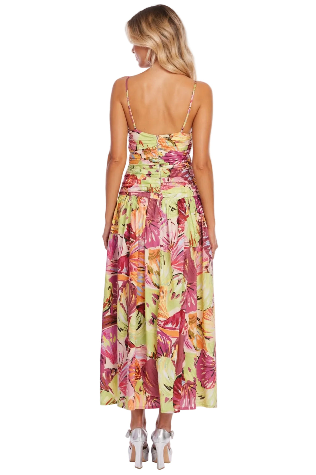 badgley-mischka-j0815-spaghettitr-ger-baumwollkleid-pink-multi image 3