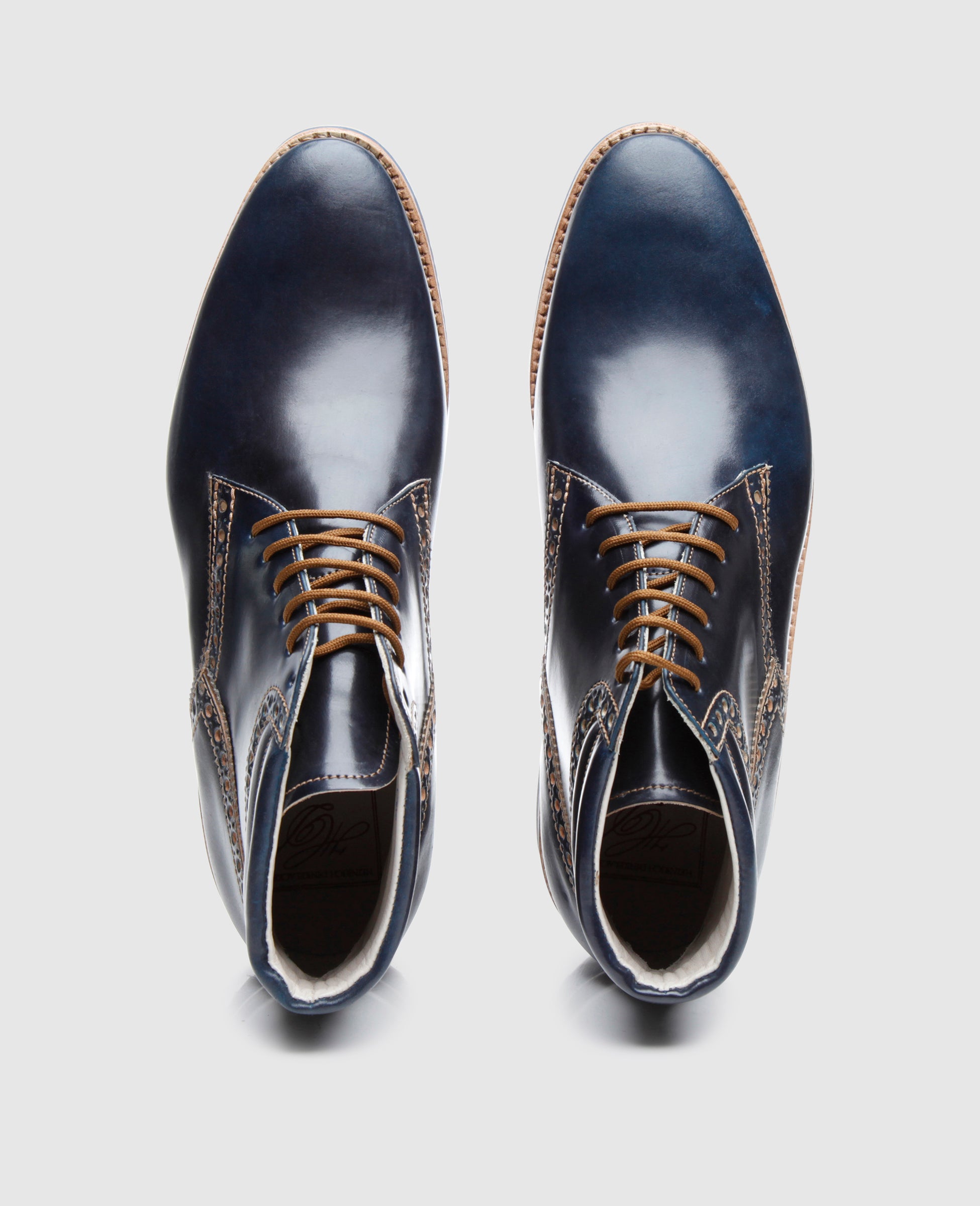 heinrich-dinkelacker-buda-campus-plain-c-boot-navy-cordovan image 8