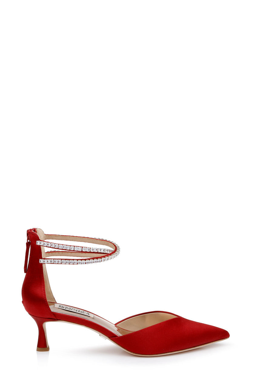 badgley-mischka-lilibeth-kitten-heels-schwarz-satin-spitz image 3